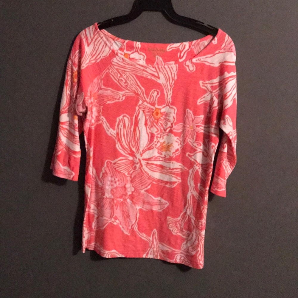Lily Pulitzer 3/4 sleeve shirt